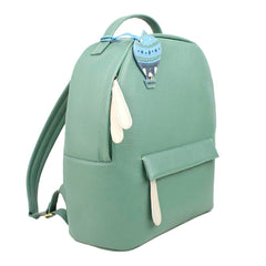 Mochila M com Porta Garrafa Tag Balão Otto em Couro Personalizada