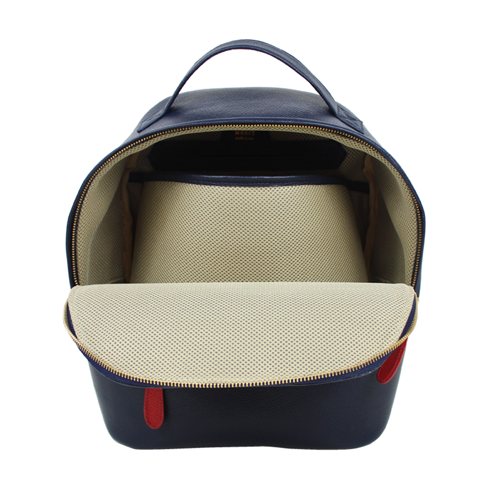 Mochila M Amsterdã Astronauta em Couro Personalizada