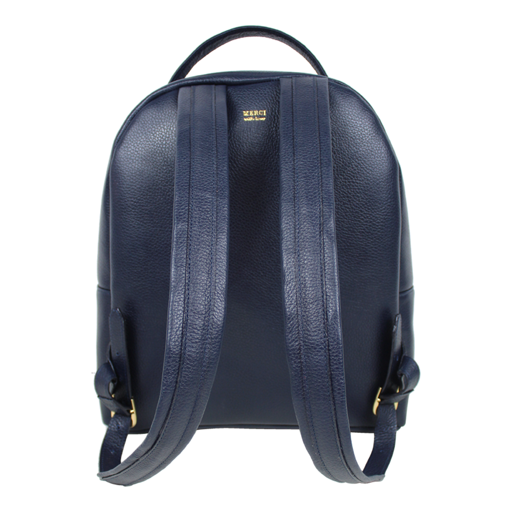 Mochila M Amsterdã Astronauta em Couro Personalizada