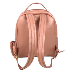 Mochila M com Porta Garrafa Coração em Couro Personalizada