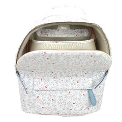 Mochila M Estampa Blossom em Couro Personalizada