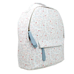 Mochila M Estampa Blossom em Couro Personalizada
