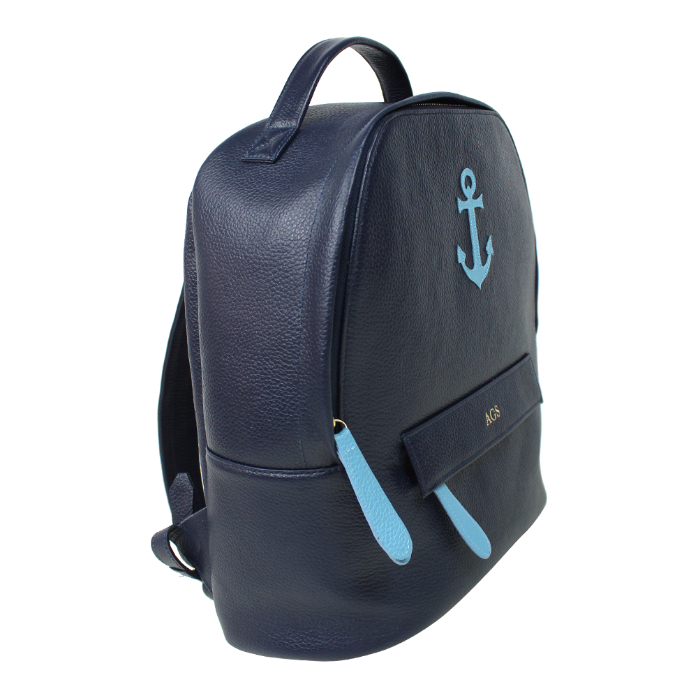 Mochila M Marinheiro em Couro Personalizada