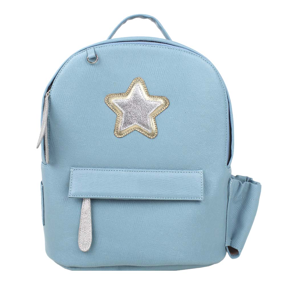 Mochila Infantil P Estrela em Couro Personalizada