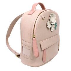 Mochila Infantil PP Le Jardin em Couro Personalizada