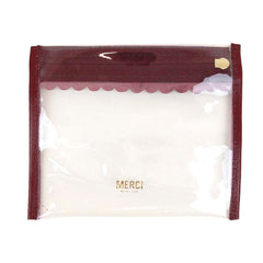Necessaire Fabi Mini Burgundy Liso Pronta Entrega