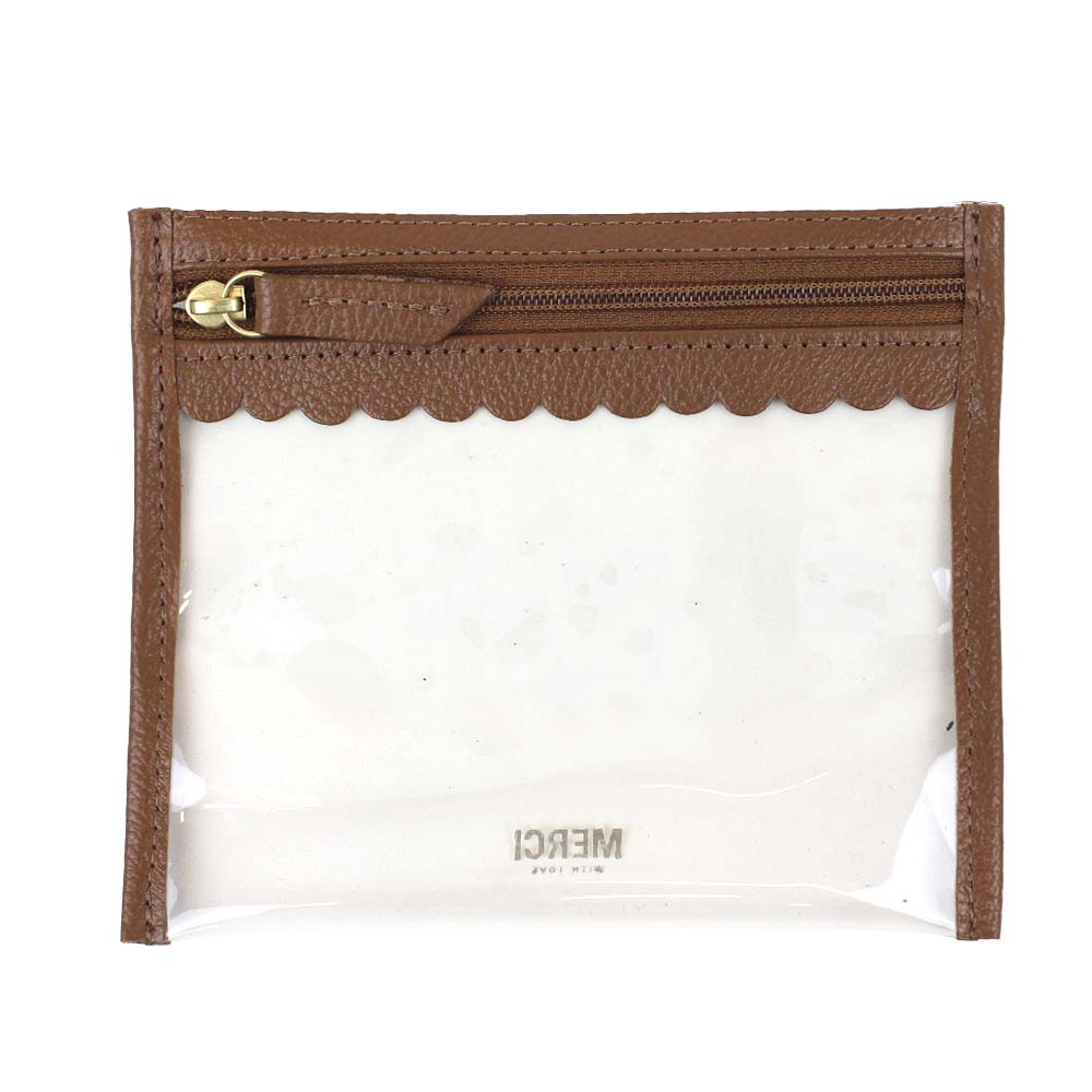Necessaire Fabi Mini Caramelo Liso Pronta Entrega