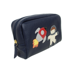Necessaire Astronauta M em Couro Personalizado