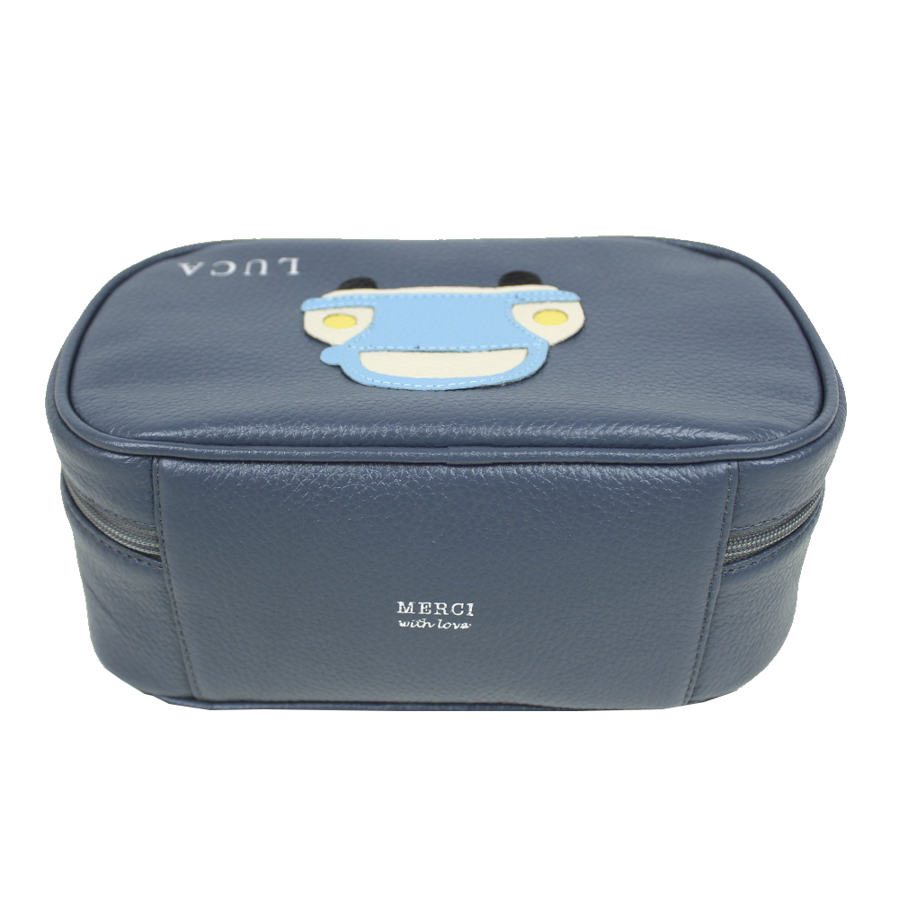 Necessaire Aurora G Little Car em Couro Personalizada