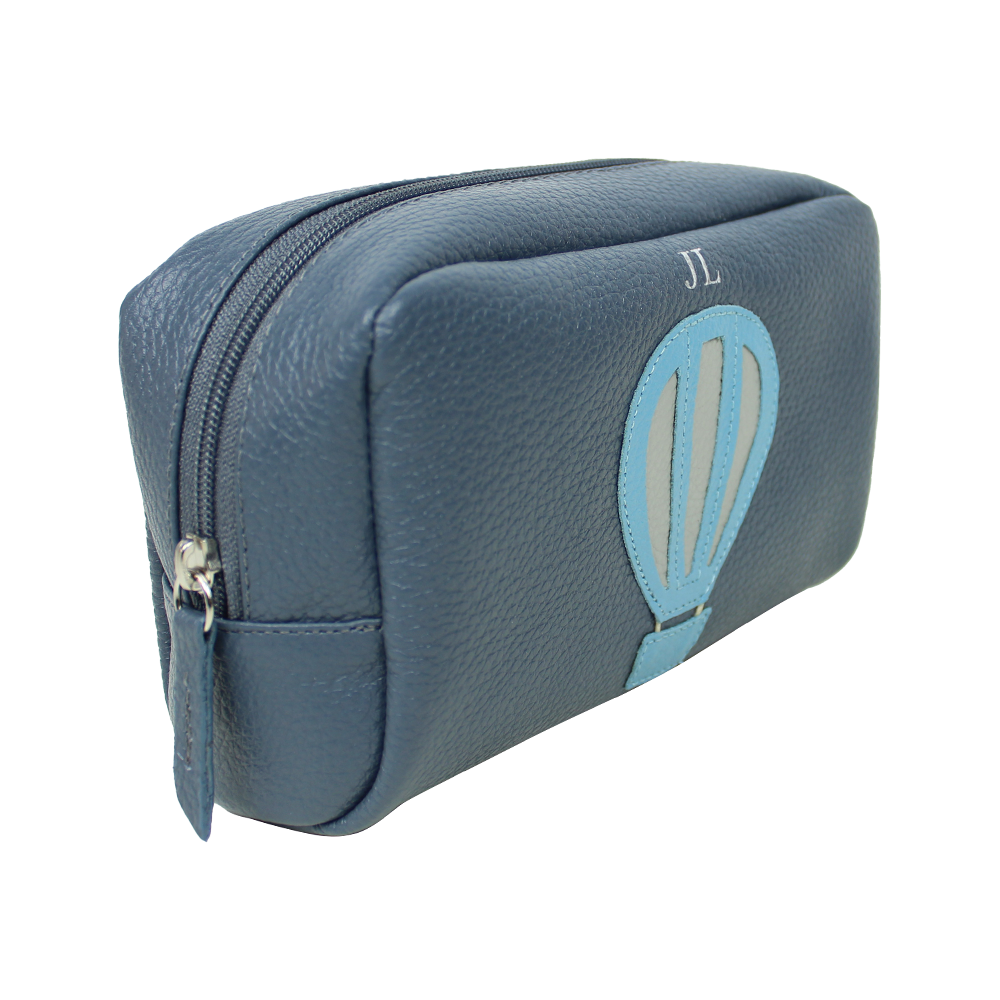 Necessaire Little Ballon M em Couro Personalizado