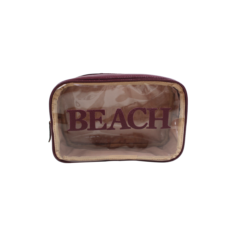Necessaire Anne Beach em Couro Personalizado