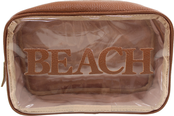 Necessaire Anne Beach em Couro Personalizado