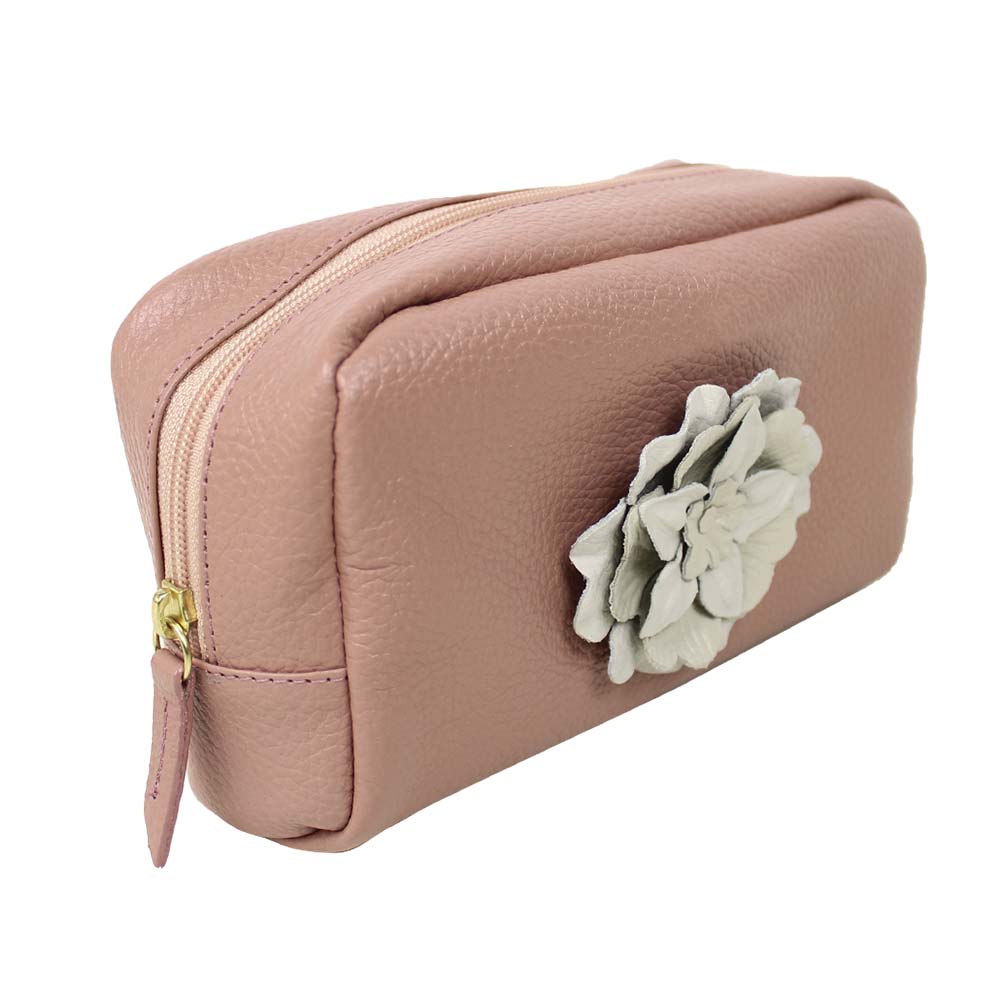 Necessaire Camélia M em Couro Personalizado