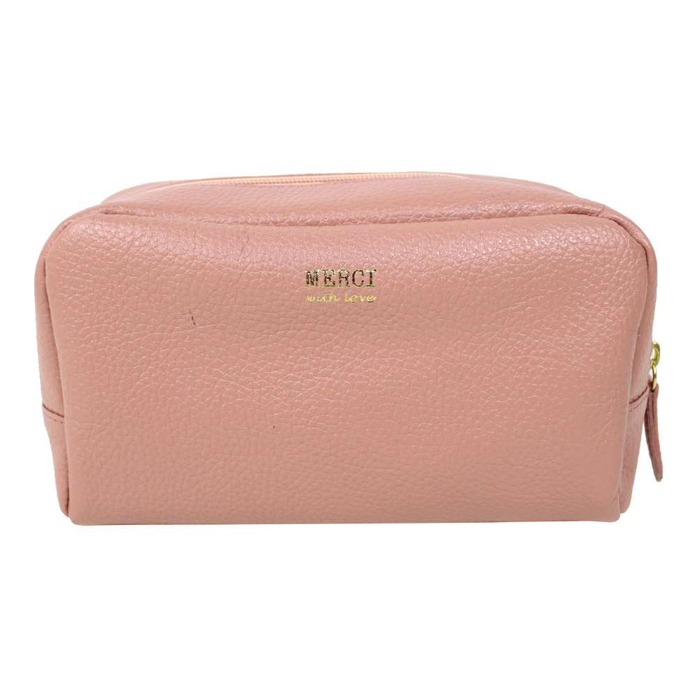 Necessaire Camélia M em Couro Personalizado