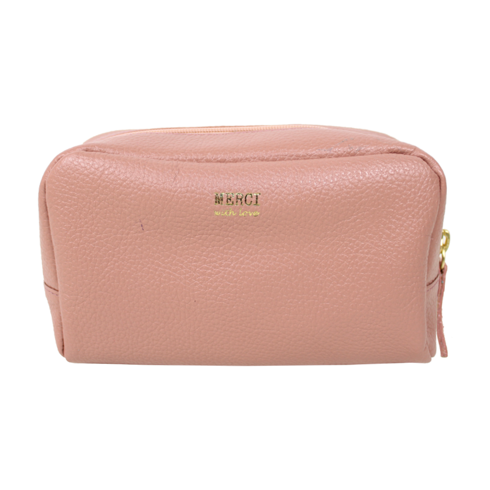 Necessaire Camélia P em Couro Personalizado