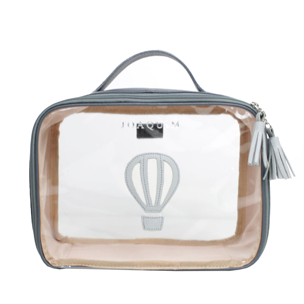 Necessaire Crystal M Little Ballon em Couro e Vinil Personalizado