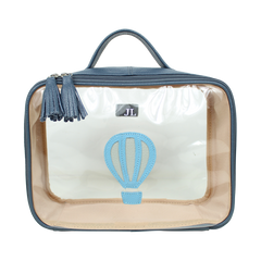 Necessaire Crystal M Little Ballon em Couro e Vinil Personalizado