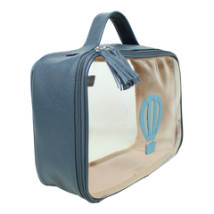 Necessaire Crystal M Little Ballon em Couro e Vinil Personalizado