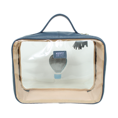 Necessaire Crystal M Little Ballon em Couro e Vinil Personalizado