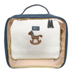 Necessaire Crystal G Little Horse em Couro e Vinil Personalizado