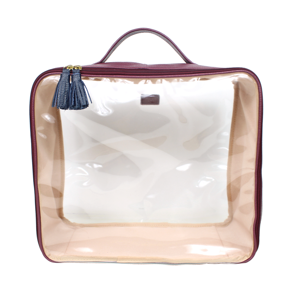 Necessaire Crystal GG em Couro e Vinil Personalizado