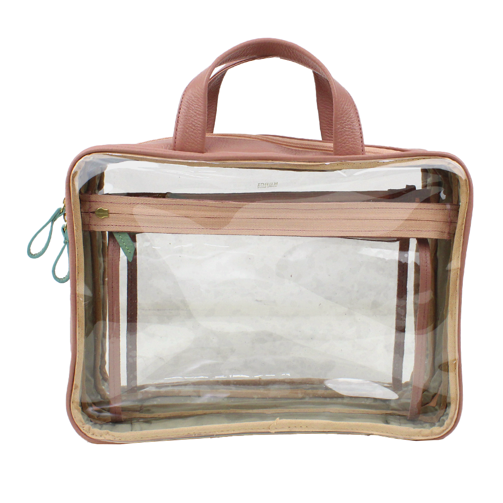 Necessaire Crystal Max em Couro e Vinil Personalizada