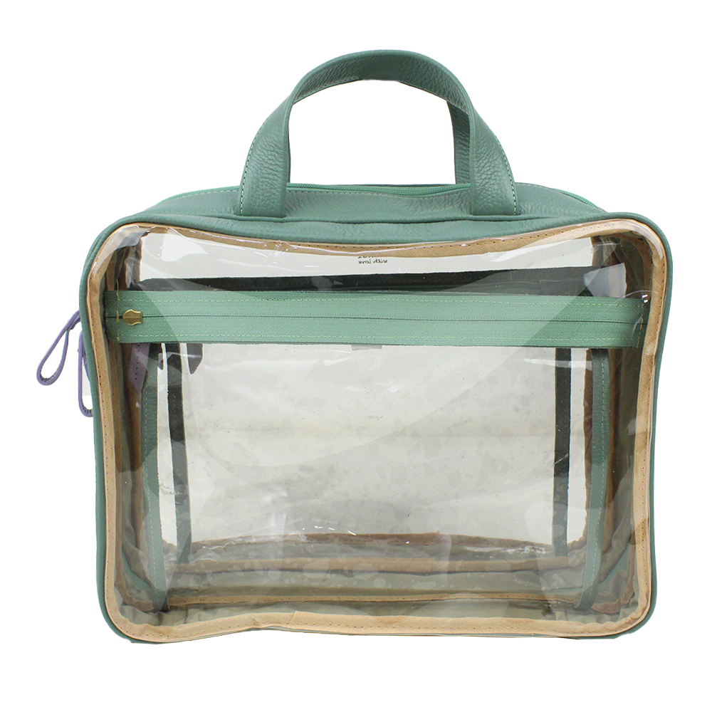 Necessaire Crystal Max em Couro e Vinil Personalizada