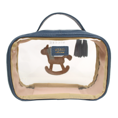 Necessaire Crystal P Little Horse em Couro e Vinil Personalizado
