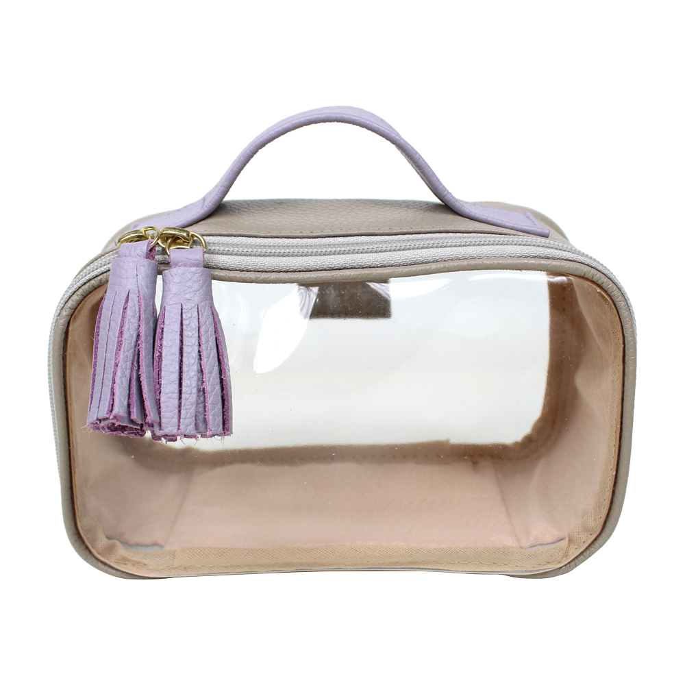 Necessaire Crystal PP em Couro e Vinil Personalizado