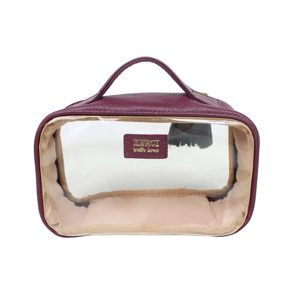 Necessaire Crystal PP em Couro e Vinil Personalizado