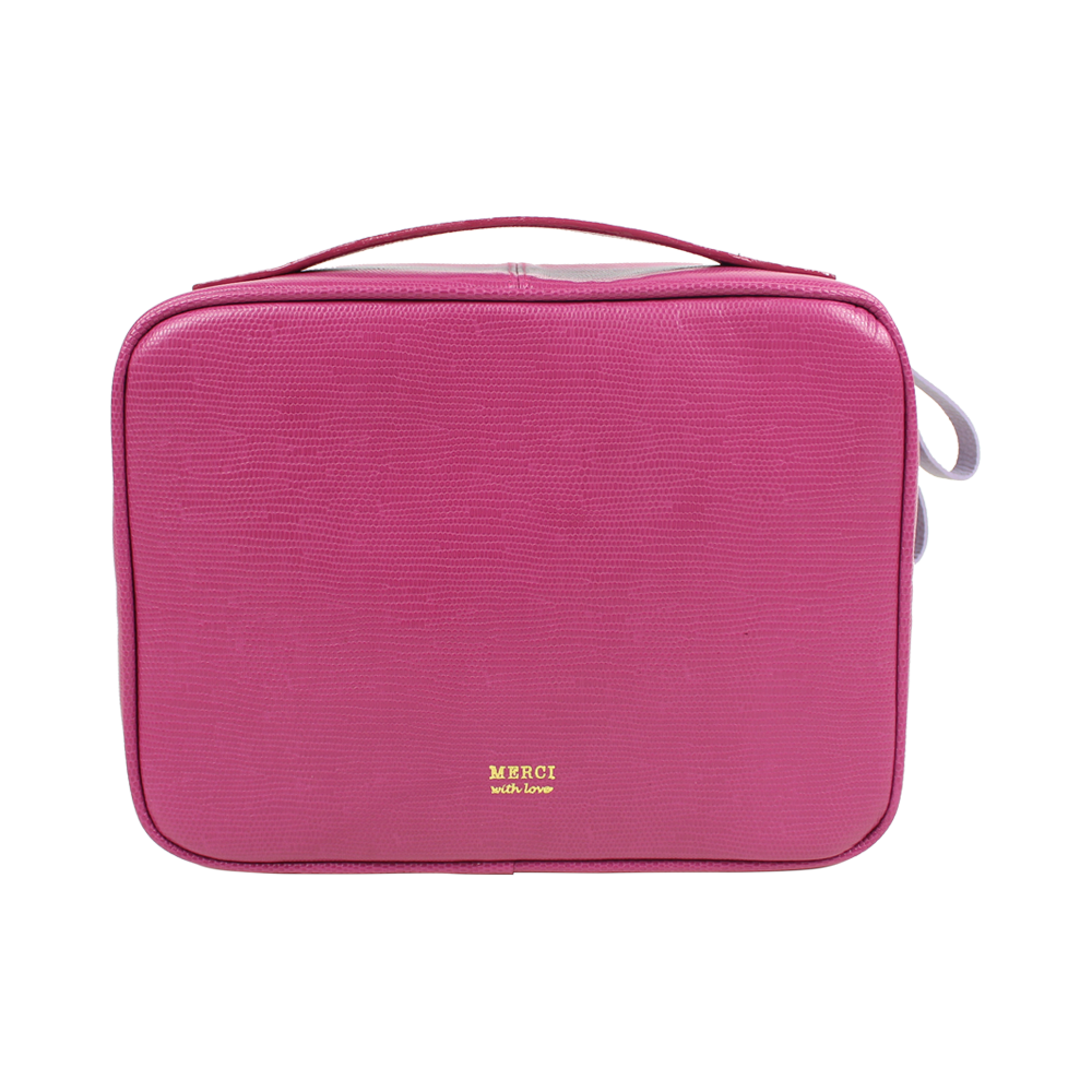 Necessaire Esmalte P Pink Leserd Com Lilás Lesard Pronta Entrega