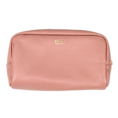 Necessaire M Estrela em Couro Personalizada