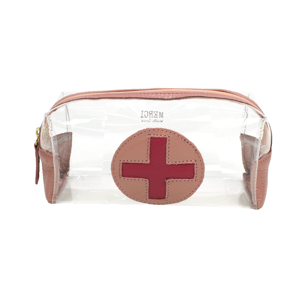 Necessaire Farmacinha P Algodão Doce Liso com Chiclete Pronta Entrega