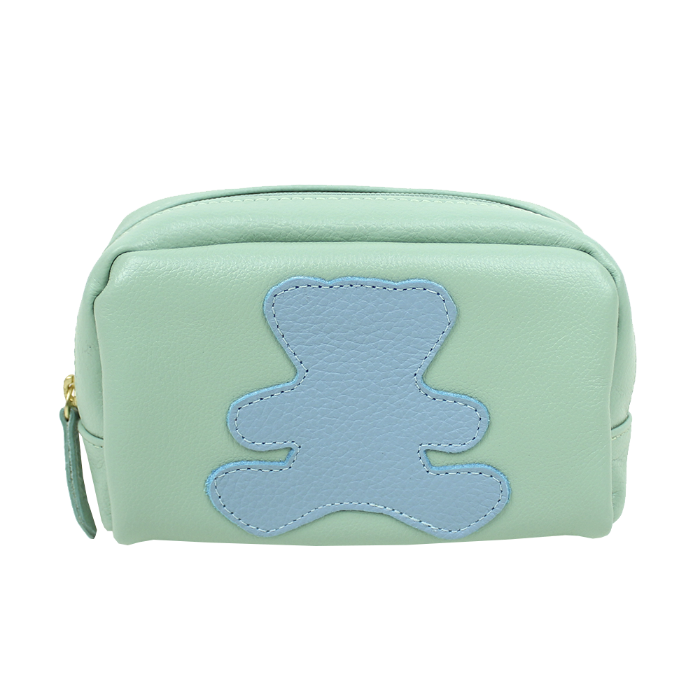 Necessaire P Little Bear Menta Liso com Aqua Liso Pronta Entrega