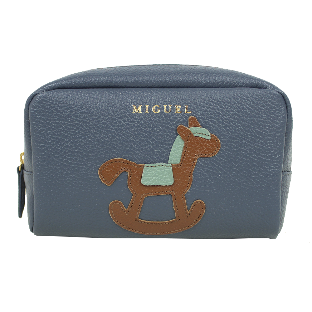 Necessaire Little Horse M em Couro Personalizado