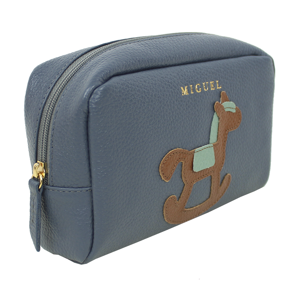 Necessaire Little Horse M em Couro Personalizado