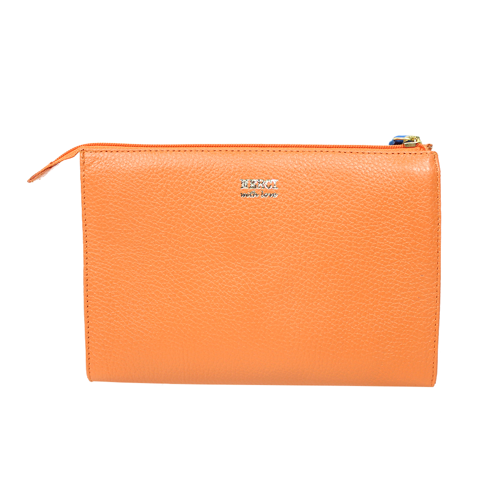 Necessaire Louise M Tangerina Liso com Beach Pronta Entrega