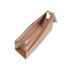 Necessaire Louise P Caramelo Liso com Sky Pronta Entrega
