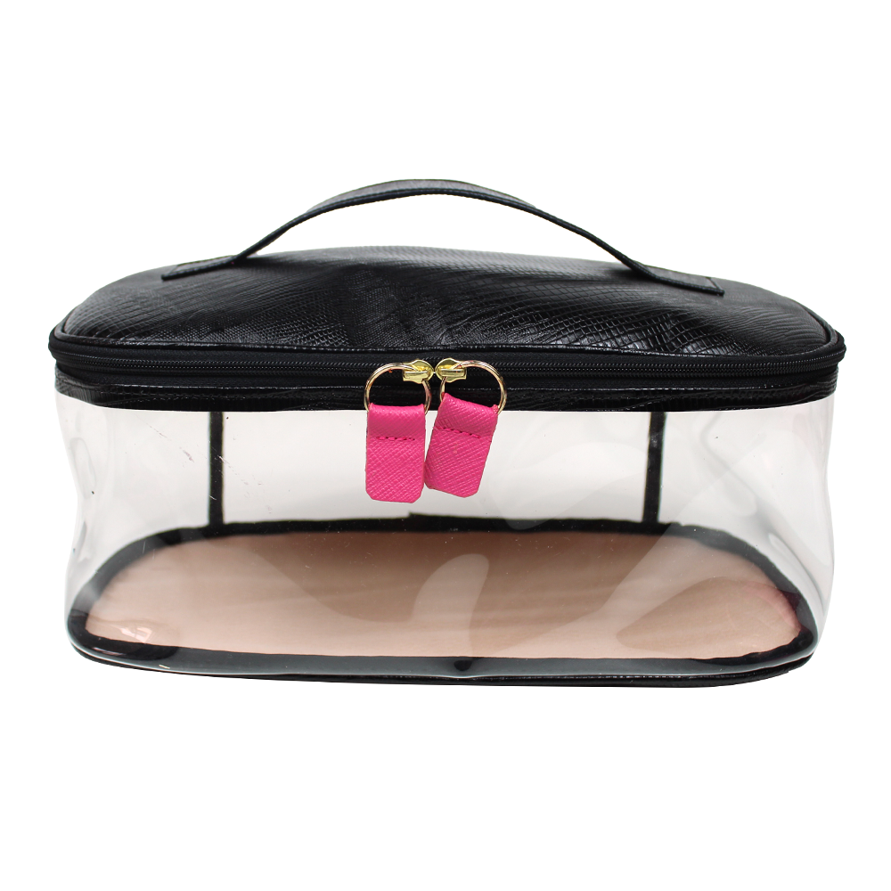 Necessaire Aurora Crystal G em Couro e Vinil Personalizado