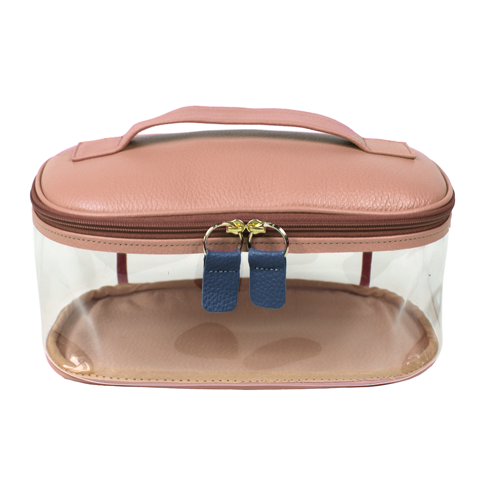 Necessaire Aurora Crystal M em Couro e Vinil Personalizado