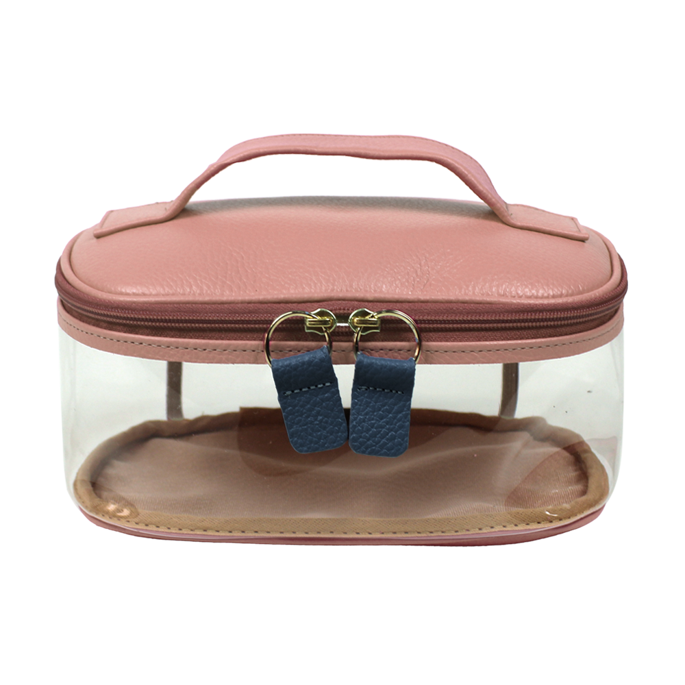 Necessaire Aurora Crystal P em Couro e Vinil Personalizado