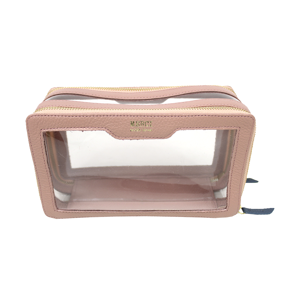 Necessaire Mini Crystal em Couro Personalizada