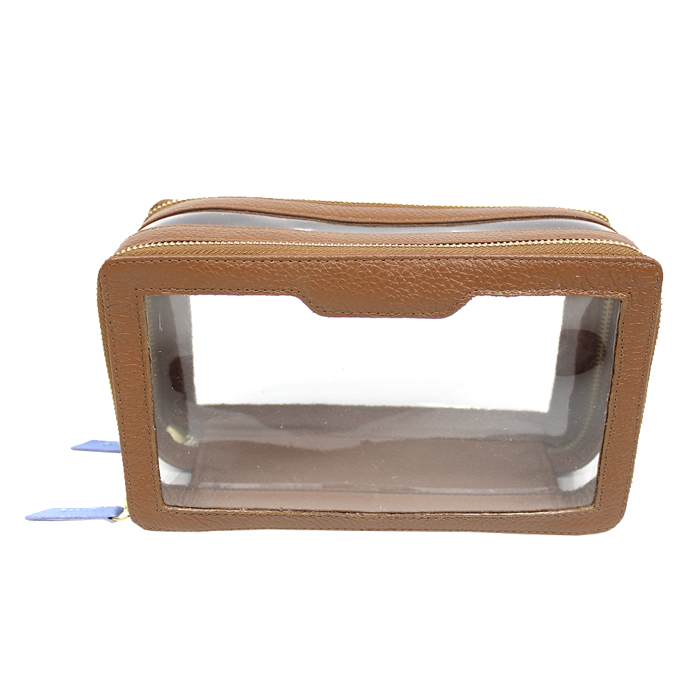 Necessaire Mini Crystal em Couro Personalizada