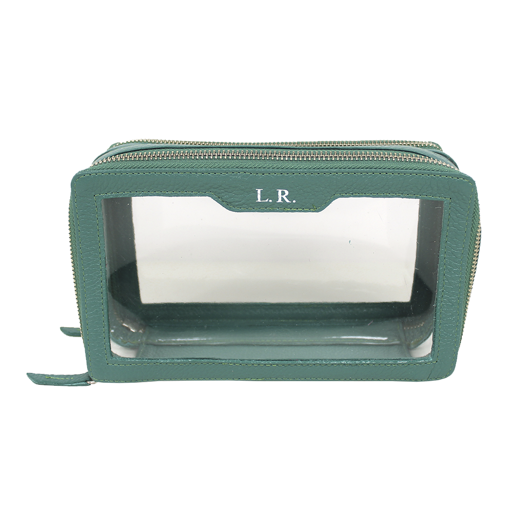 Necessaire Mini Crystal em Couro Personalizada