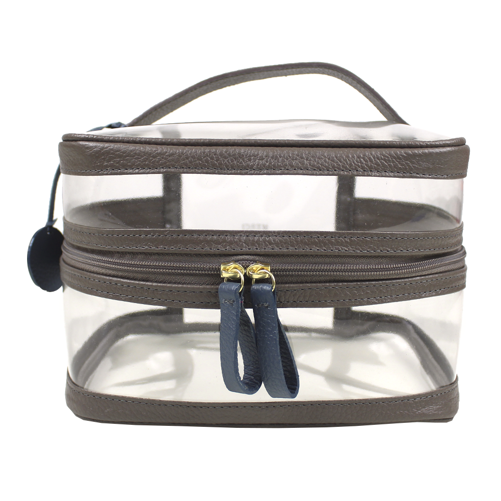 Necessaire Mya em Couro e Vinil Personalizada
