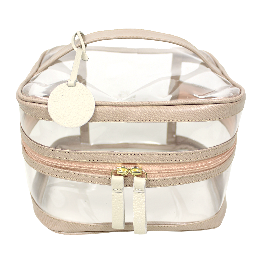 Necessaire Mya em Couro e Vinil Personalizada