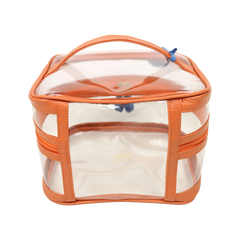 Necessaire Mya Tangerina Liso com Beach Pronta Entrega