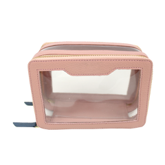 Necessaire Nano Crystal em Couro e Vinil Personalizada