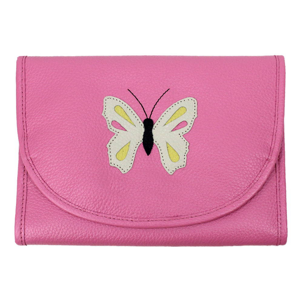 Necessaire Porta Laço Borboleta em Couro Personalizada