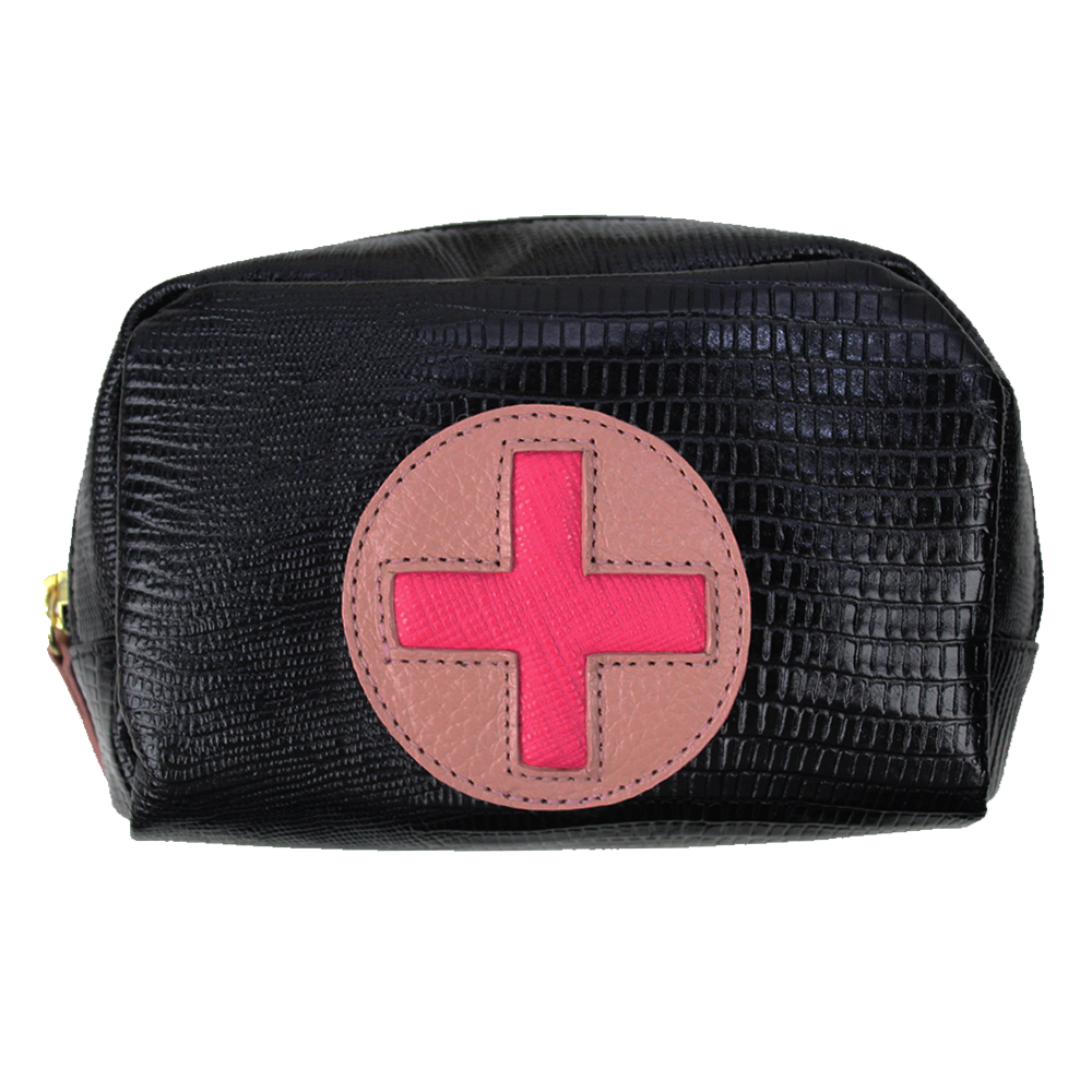 Necessaire Remédio P em Couro Personalizada